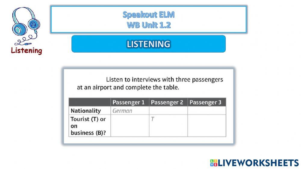 Speakout ELM WB 1.2  this that these those