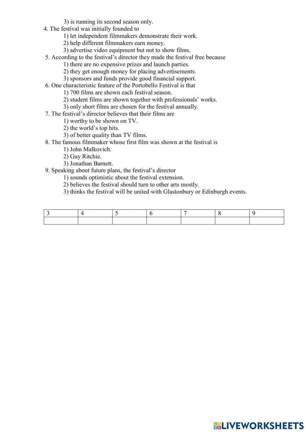 Listening variant 0312