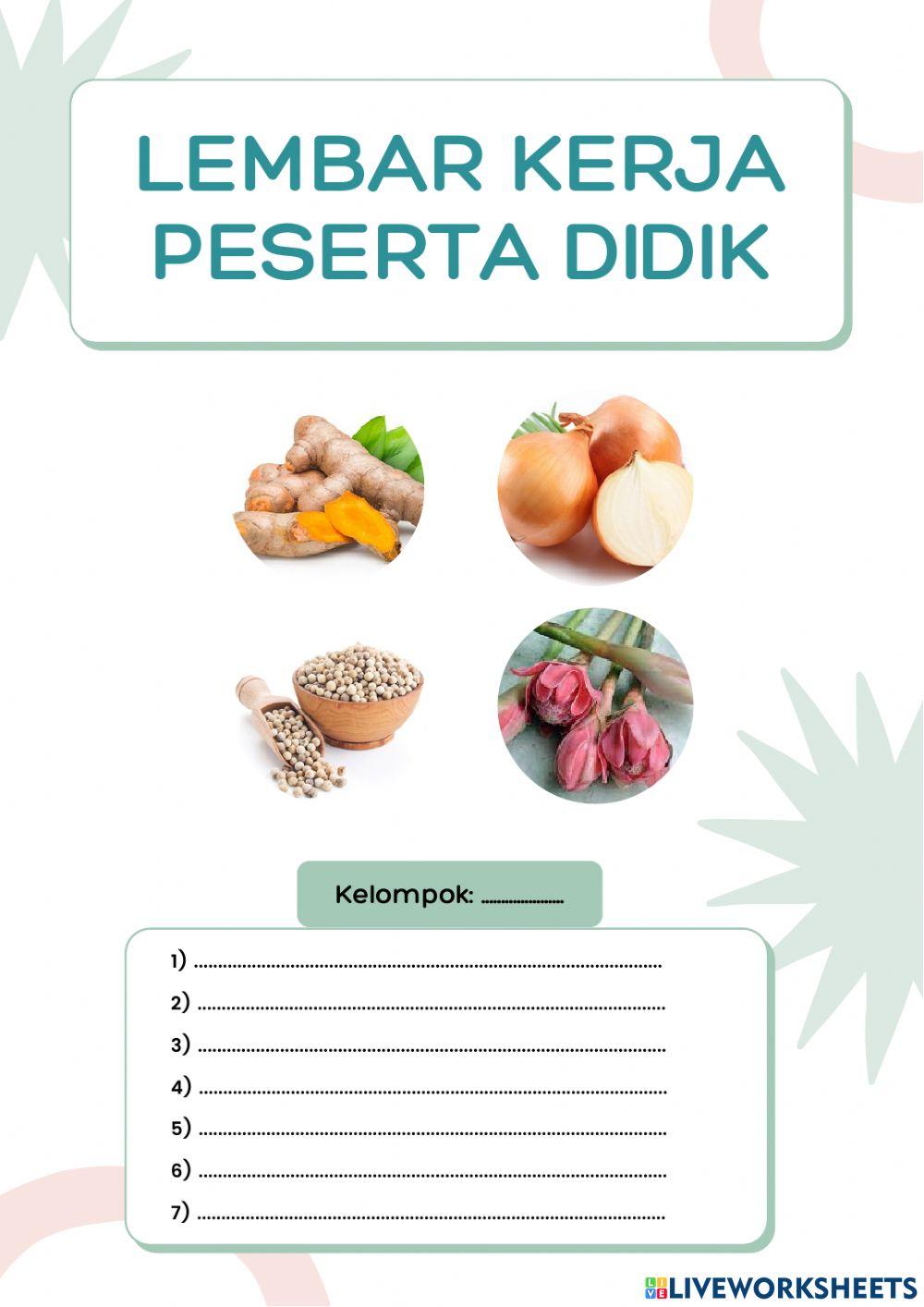 LKPD Bumbu dan Rempah