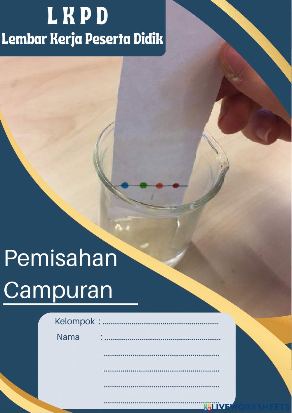 LKPD Pemisahan Campuran