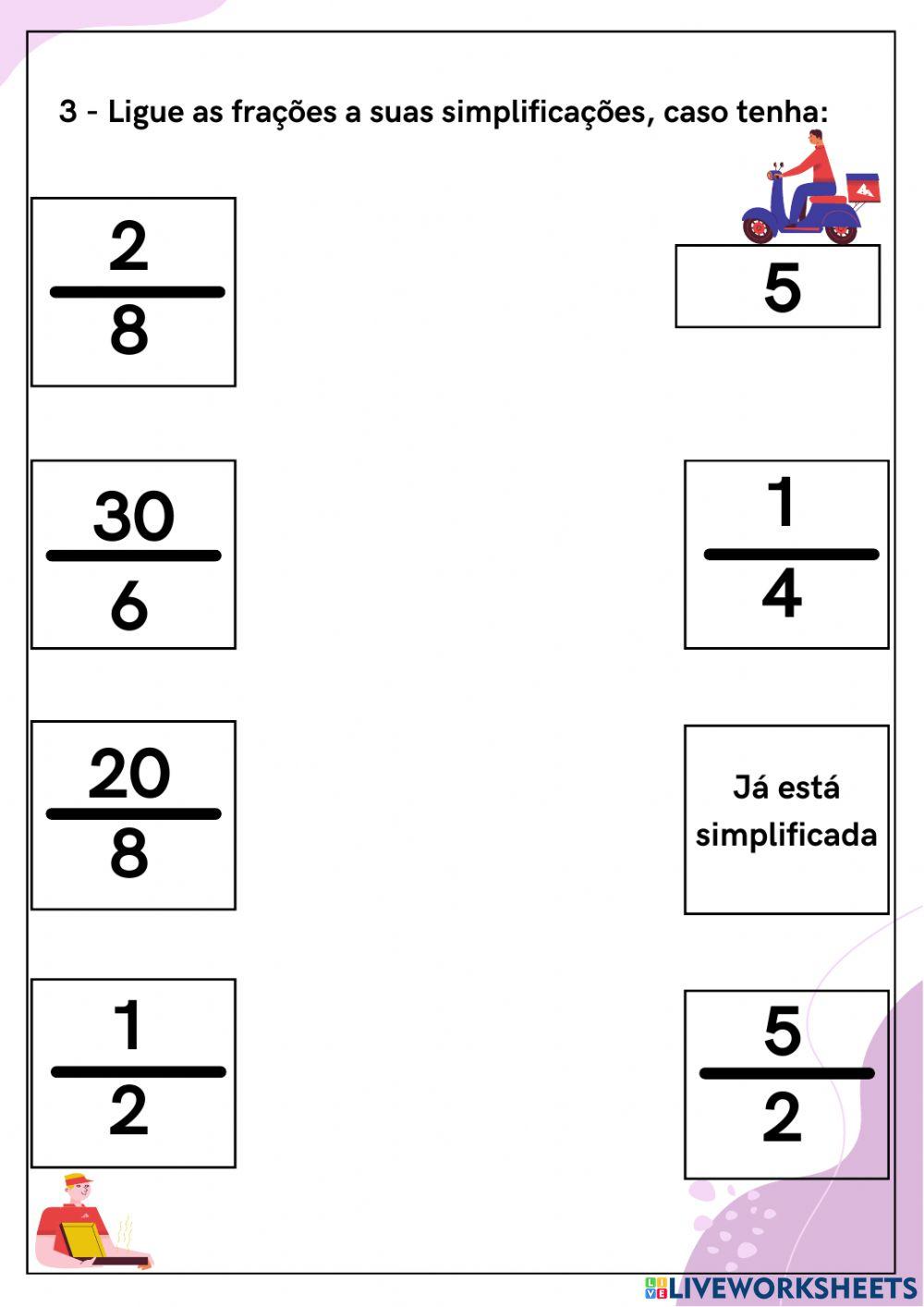 Operações com frações