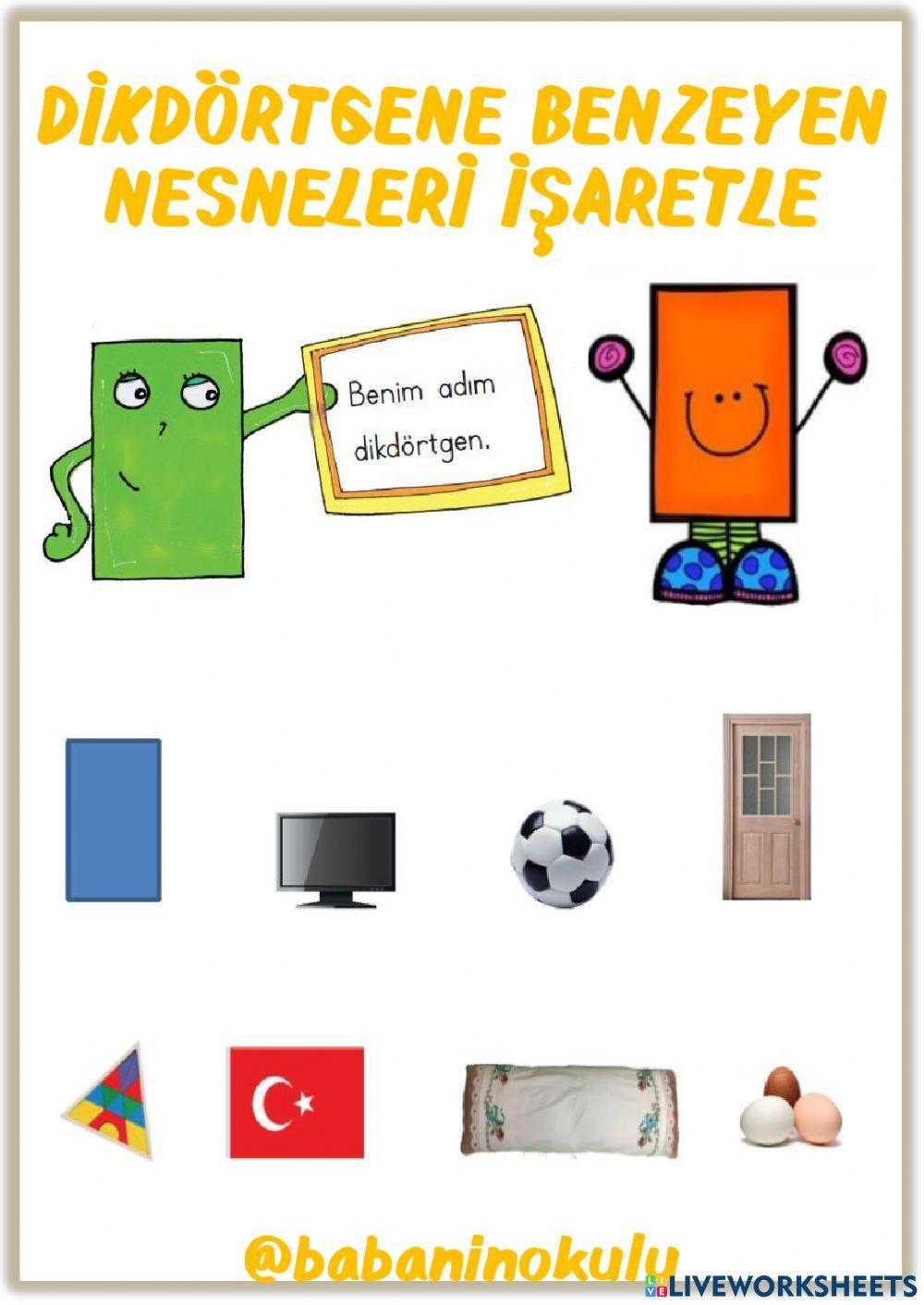 DİKDÖRTGEN DİKDÖRTGEN