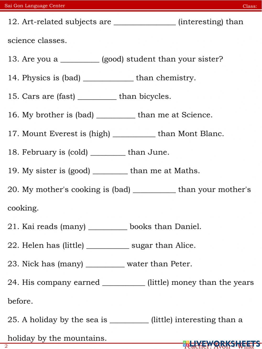 Look at the animals! exercise for Class: Goldfish + Taro | Live Worksheets