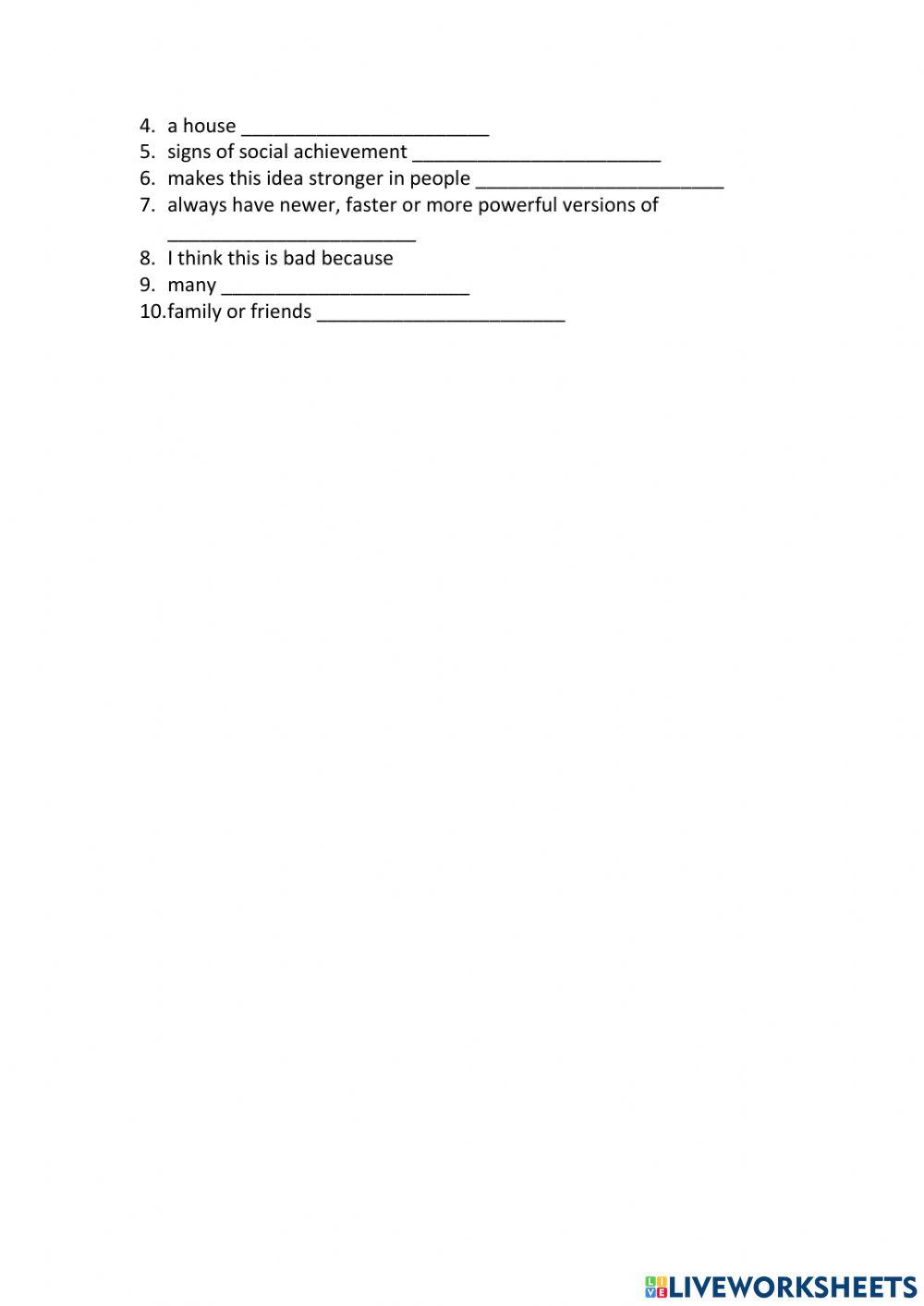 IE3, Unit 4, Speaking, Exercise 2