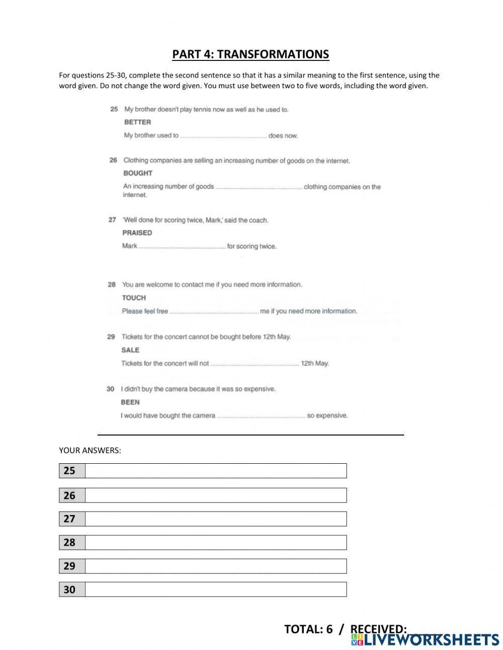 FCE Use of English Package 2