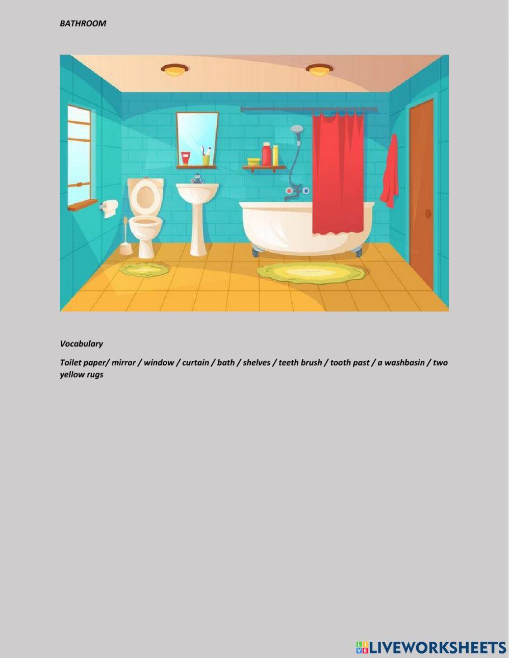 There is and there are parts of the house