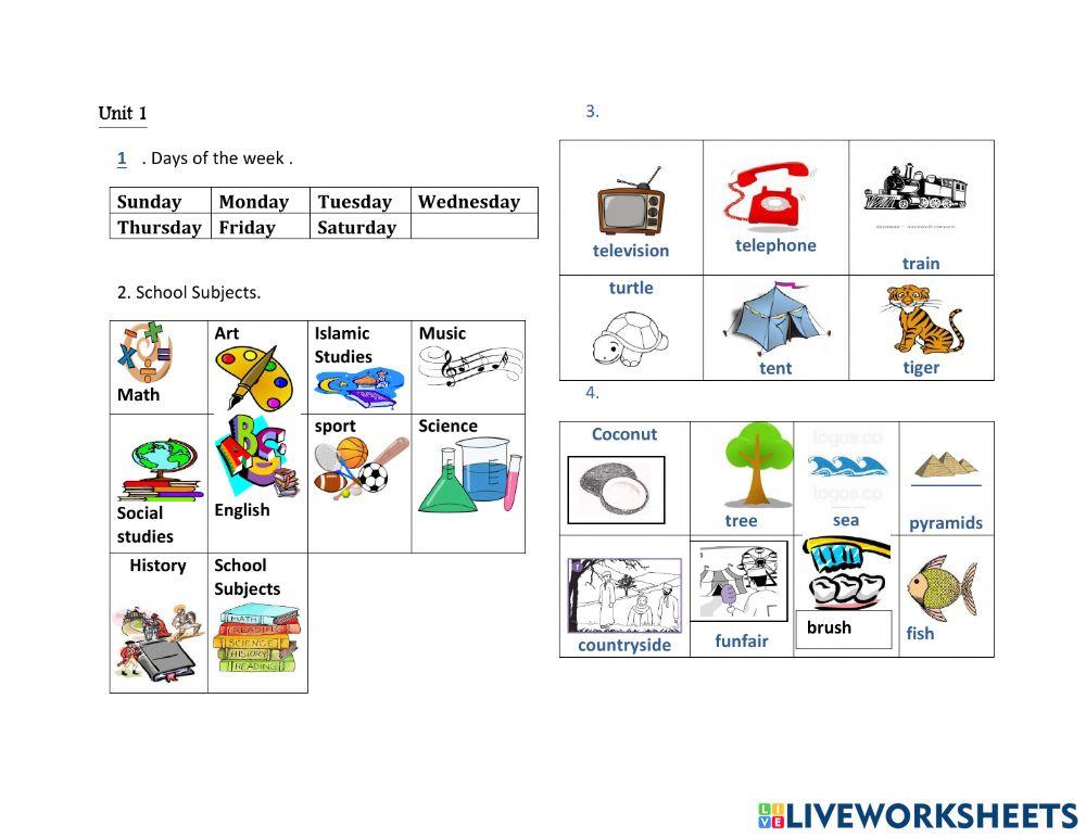 pictionary online exercise for | Live Worksheets