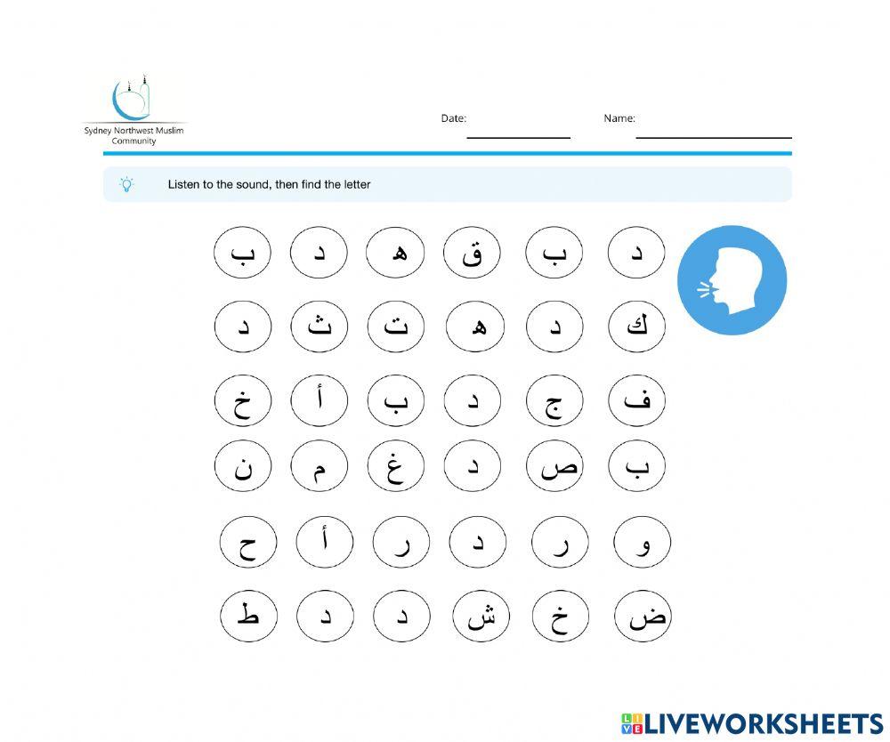 التعرف على د