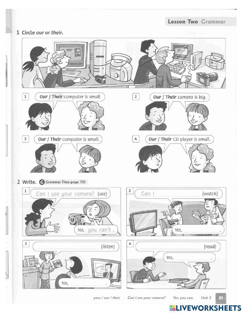 Unit 3 family and friends 3 liveworksheets 2233398