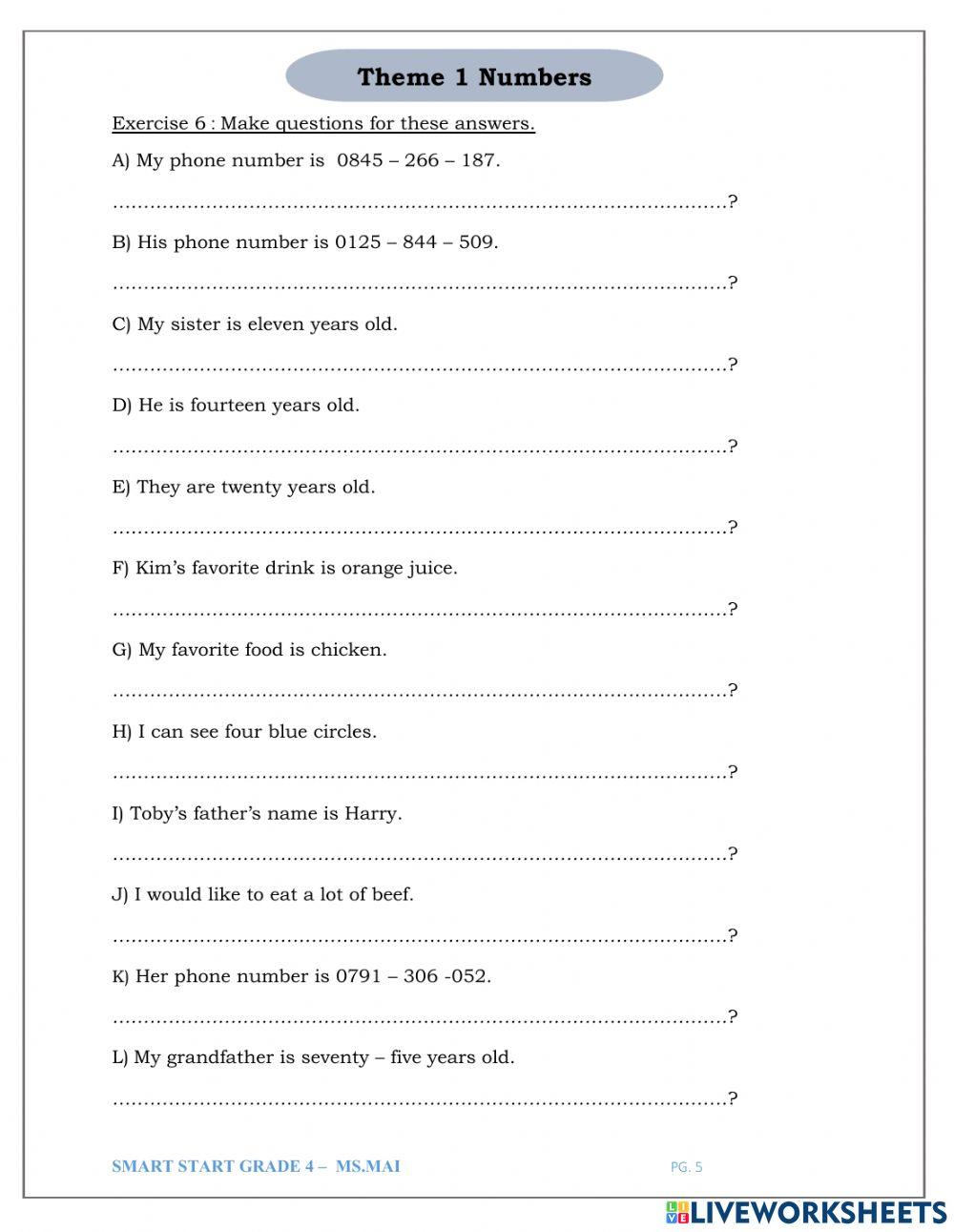 Smart start grade 4 theme 1