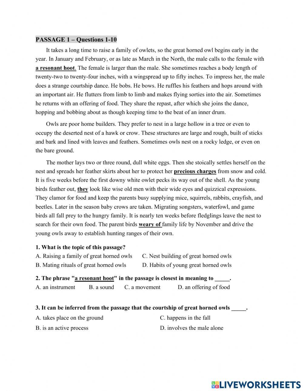 READING-TEST 2-EXTRA-P1