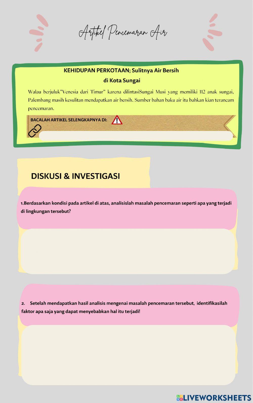 LKPD Pencemaran - Kelompok 1