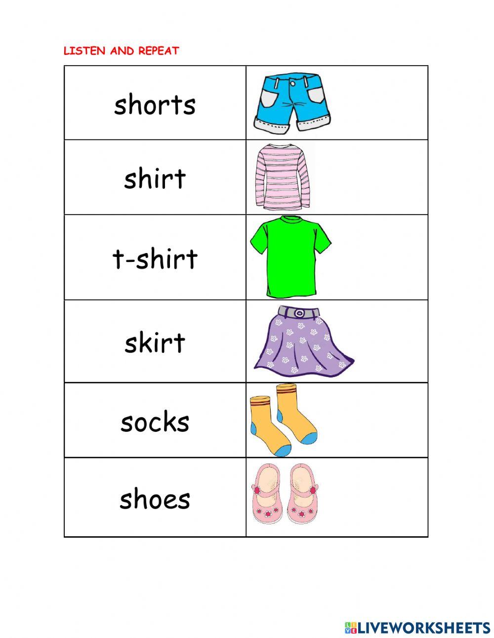 Clothes with S Clothes with S