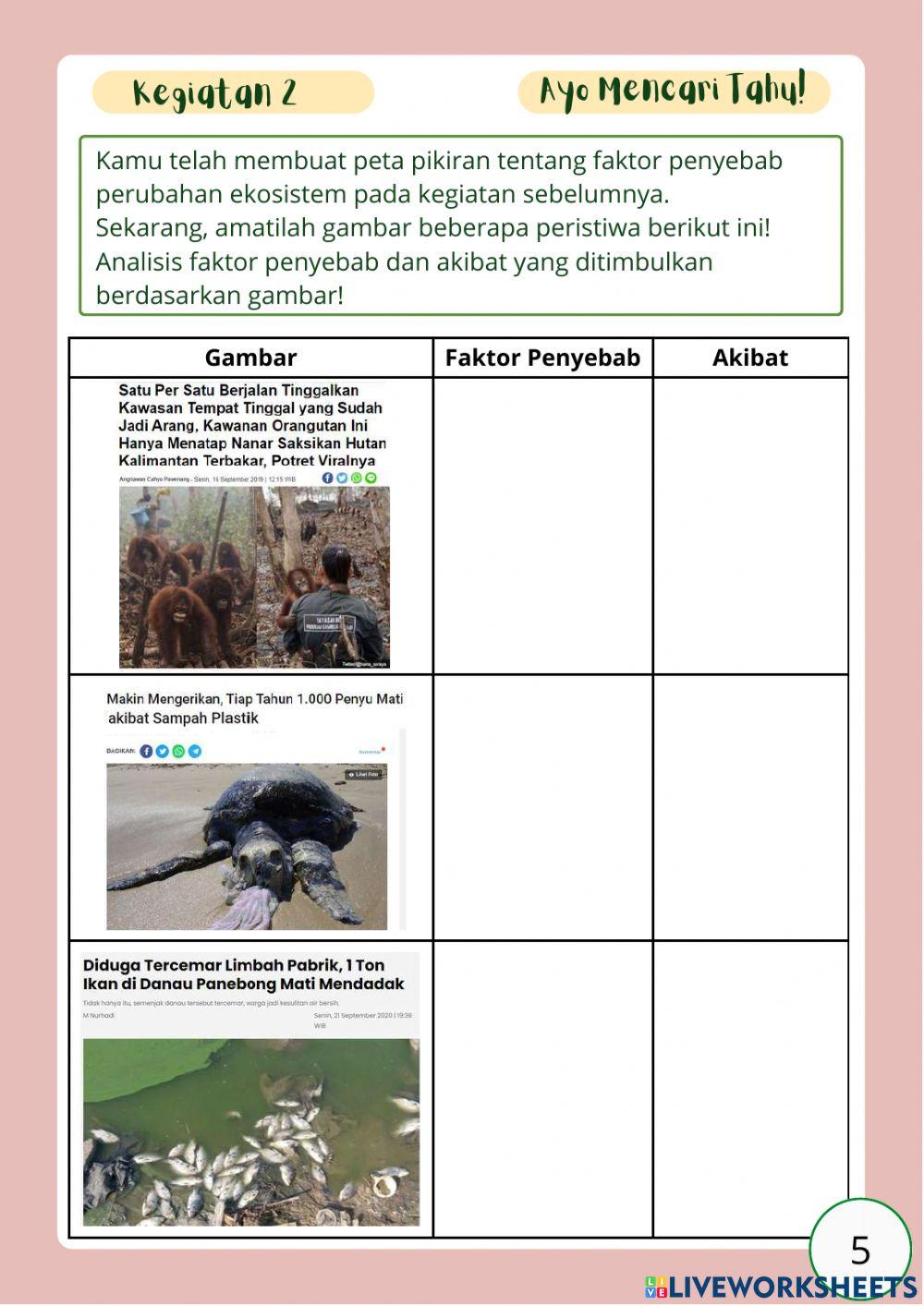 LKPD Tema 5 Subtema 3 Pembelajaran 5