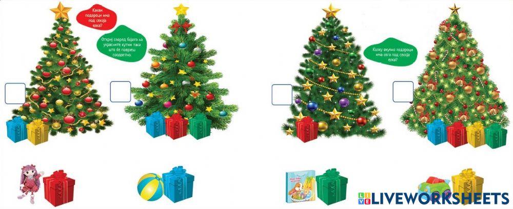 Колку подароци има под секоја елка? ( Во соработка со Росица)