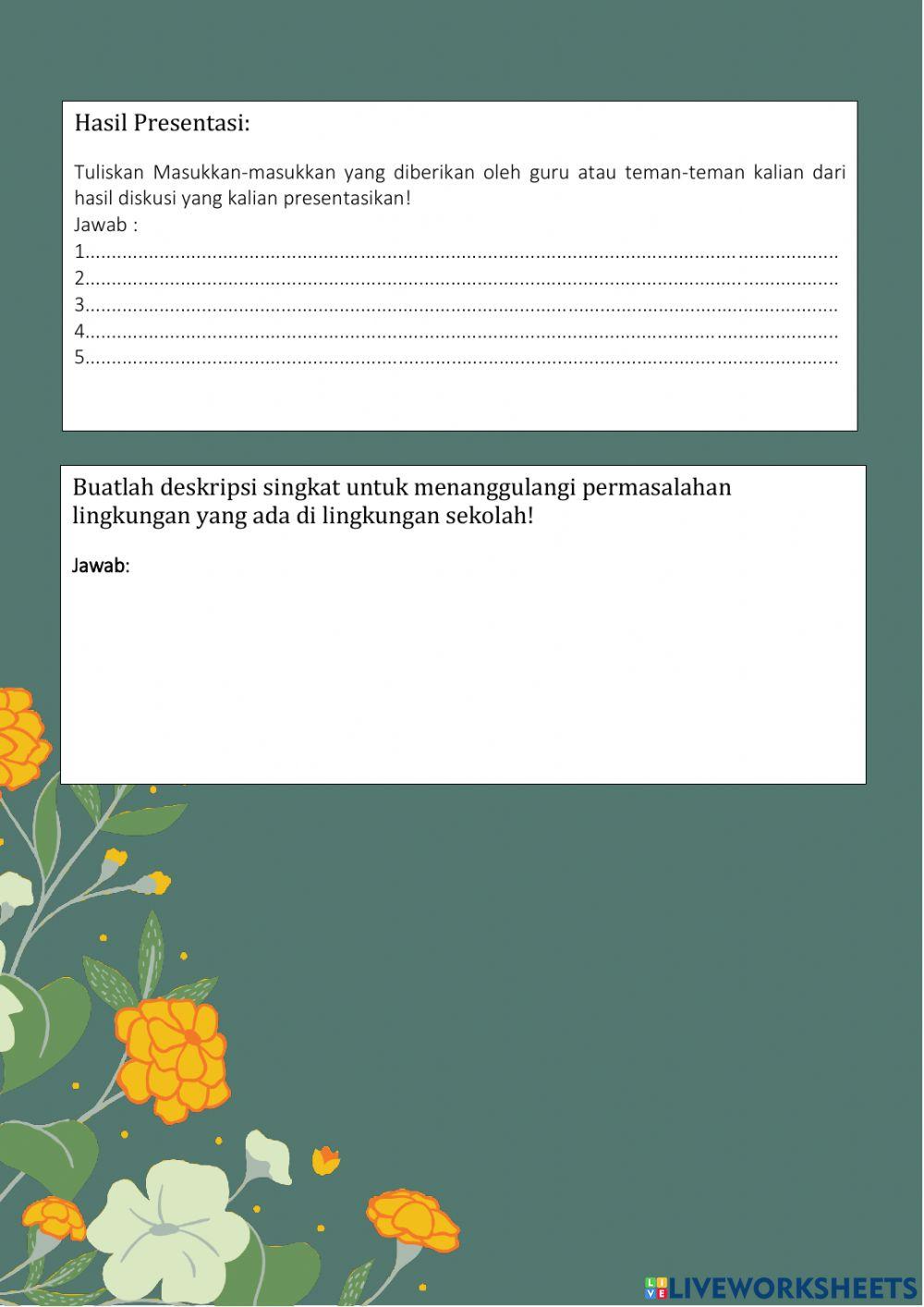 Lkpd perubahan lingkungan