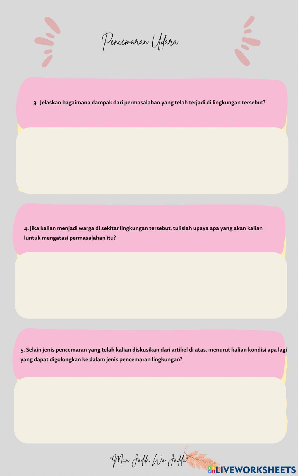 LKPD Pencemaran - Kelompok 3