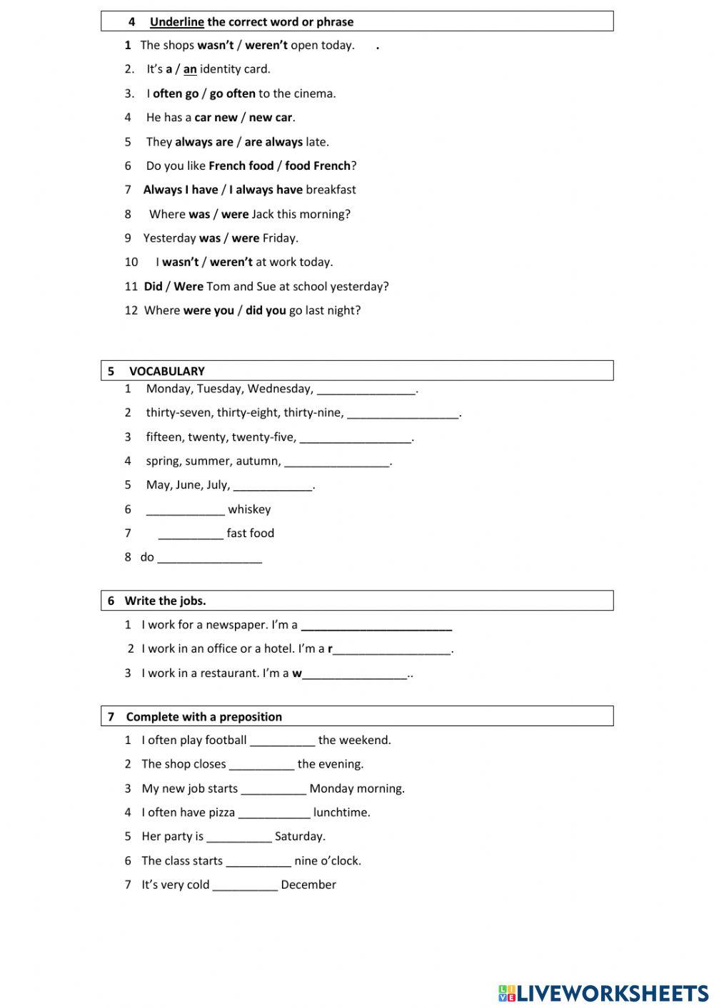 Elementary - English file