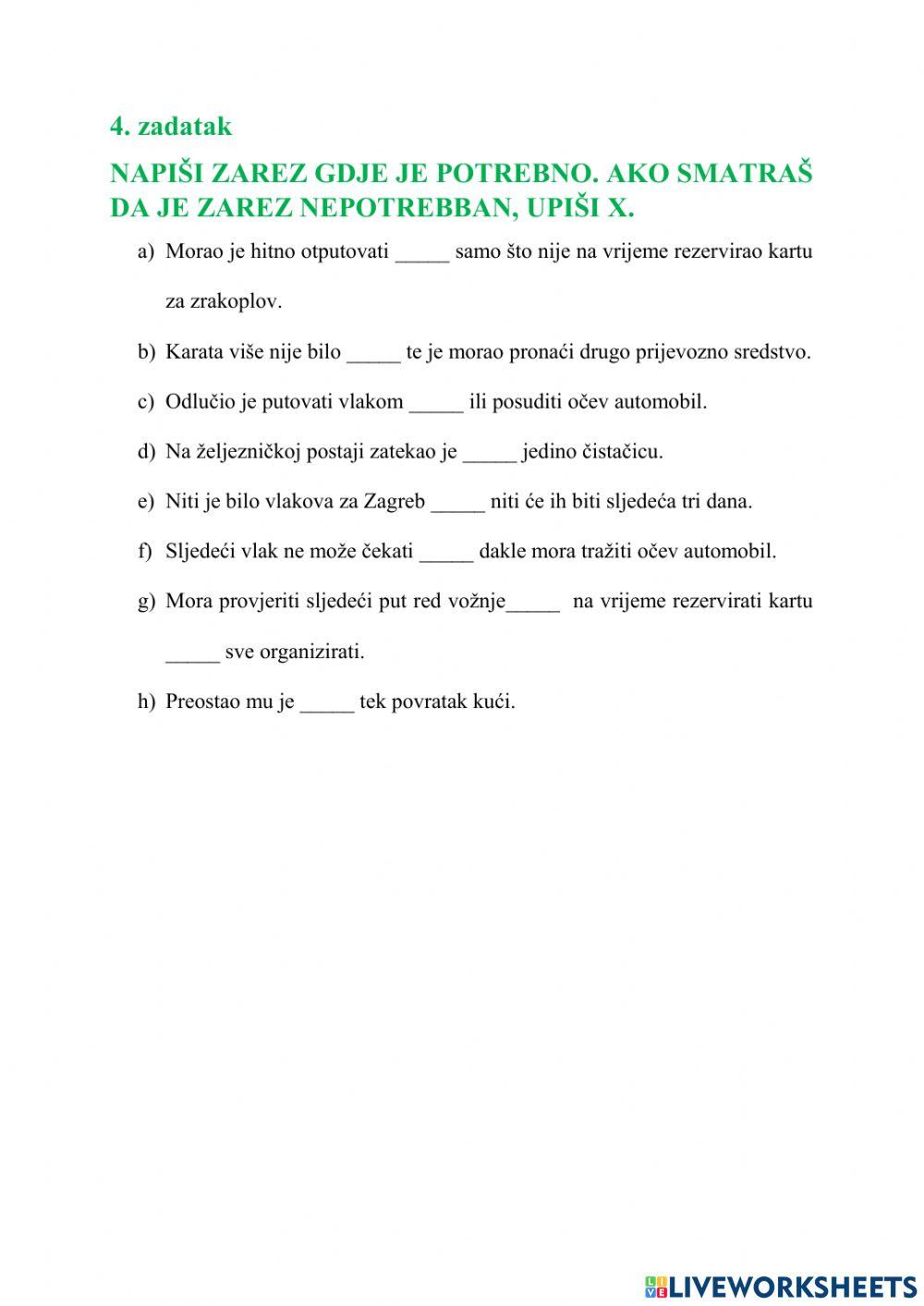 Nezavisnosložene rečenice - 8.