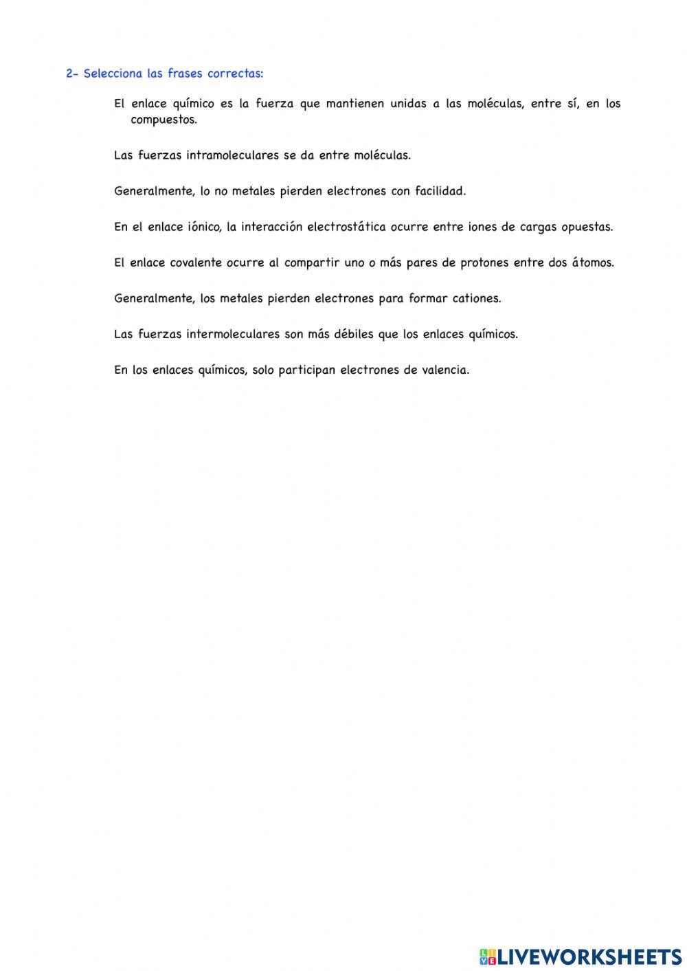 Enlaces y propiedades