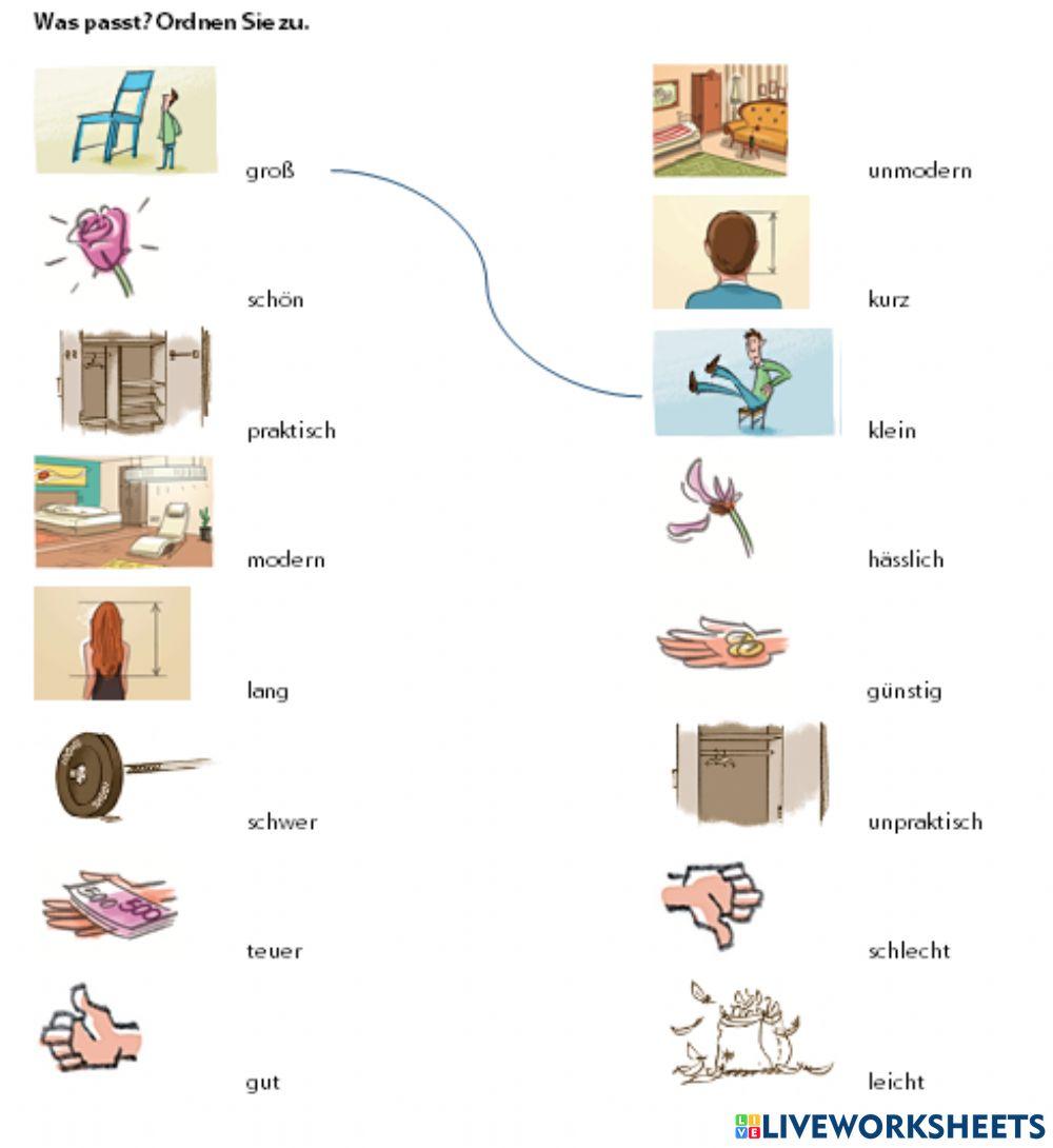 Momente A 1.1 Lektion 4: Adjektive Einführung