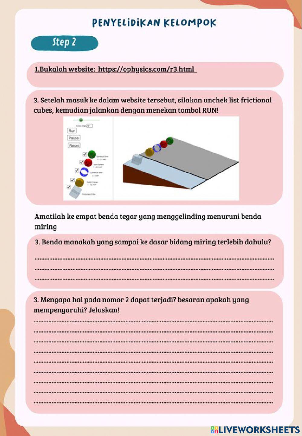 LKPD-2 Momen Inersia pada Benda Tegar