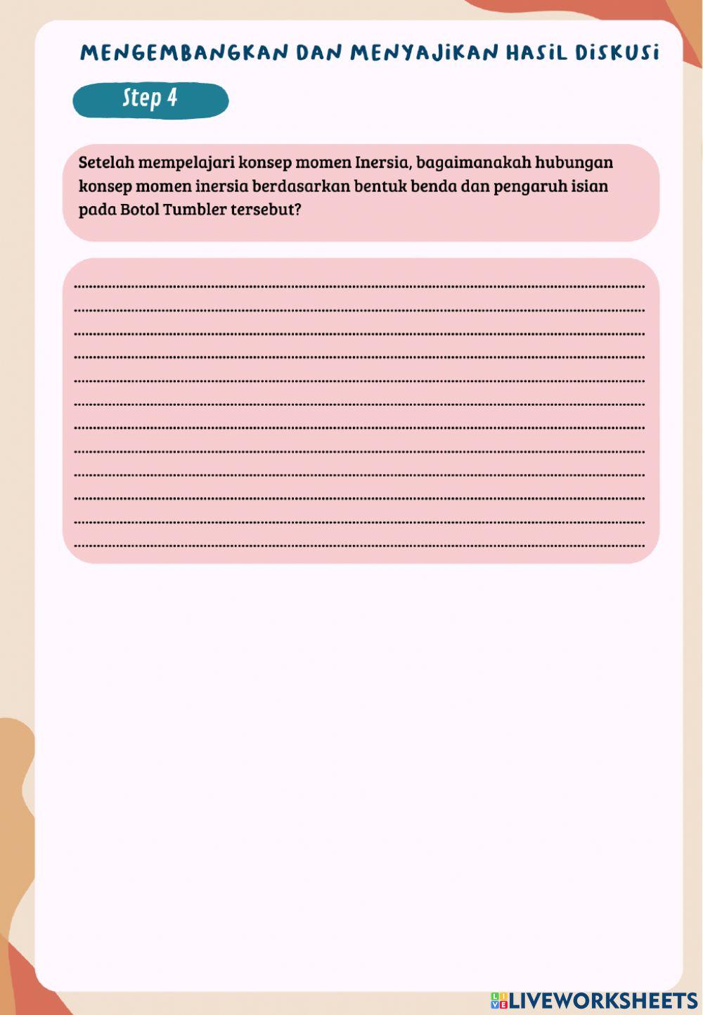 LKPD-2 Momen Inersia pada Benda Tegar