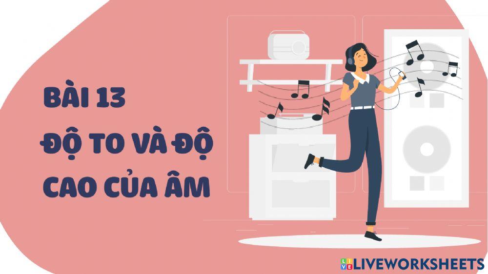 ĐỘ CAO và ĐỘ TO của ÂM