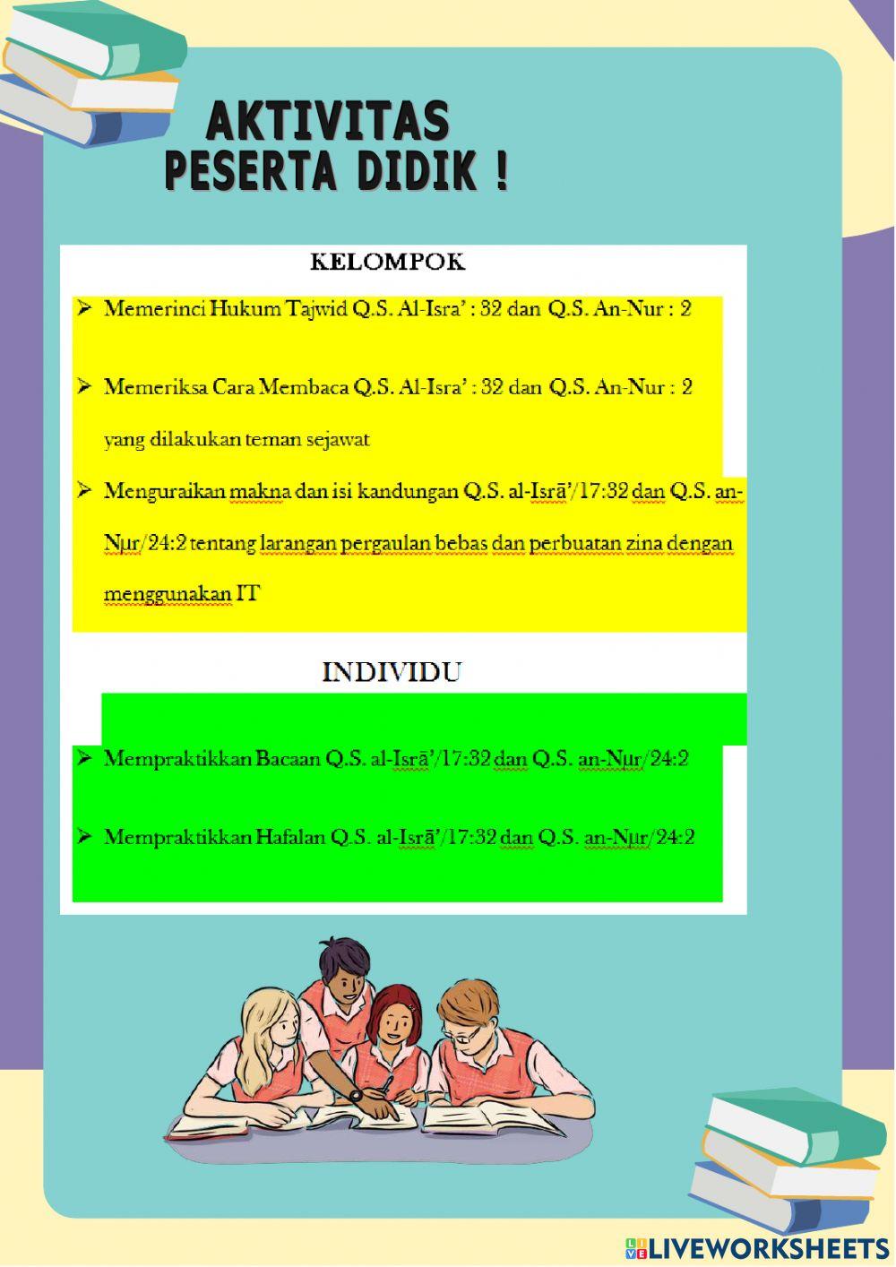 Aktivitas Peserta Didik