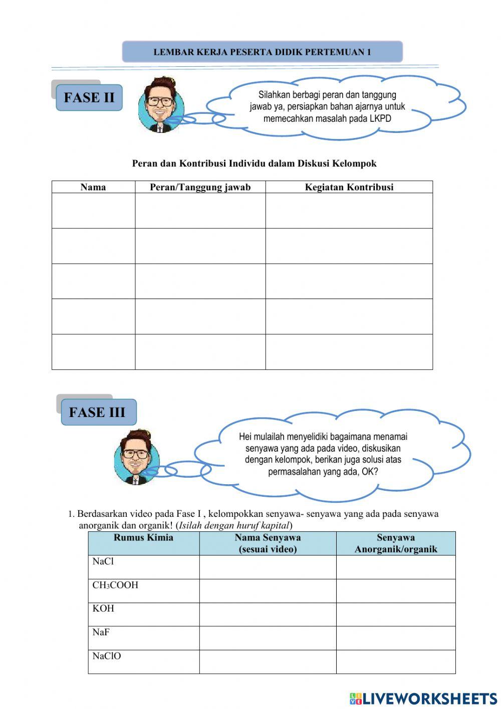 Tatanama Persamaan Reaksi