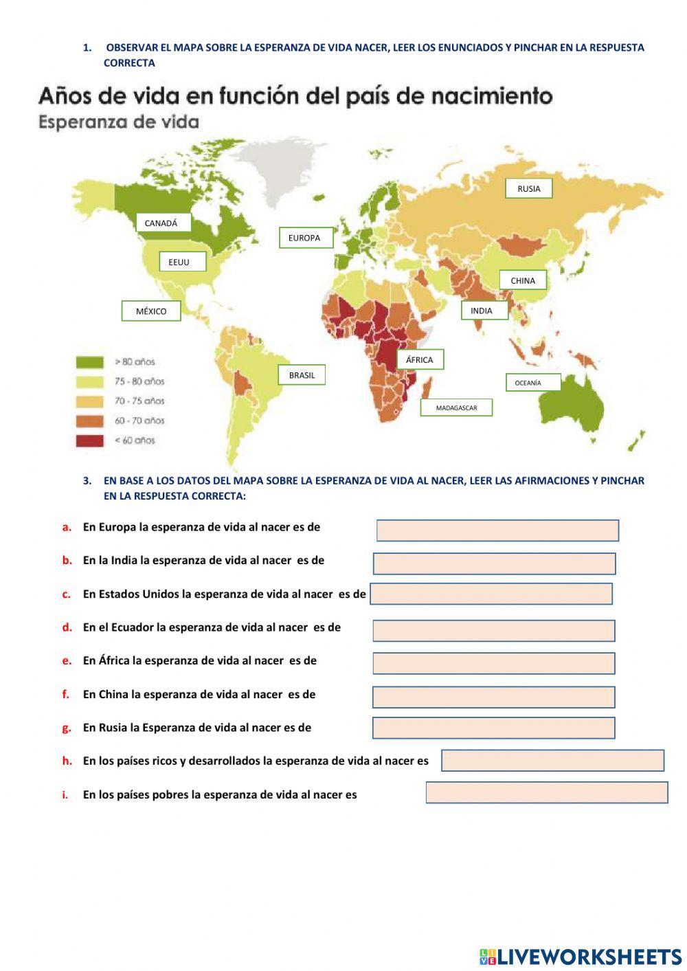 Evaluación de la población mundial