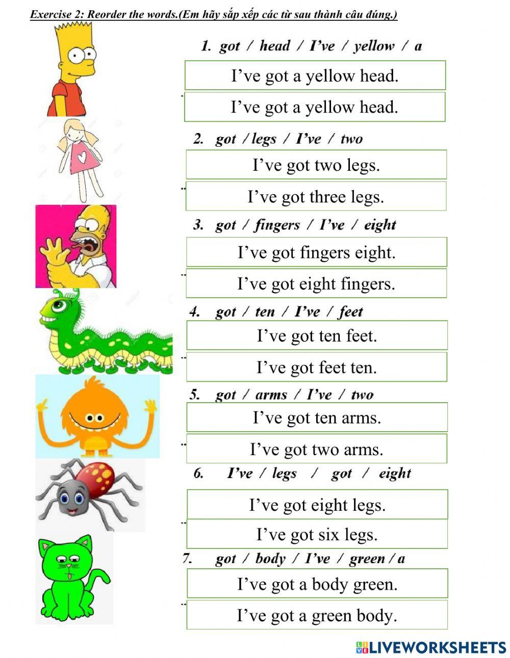 Week 14 grade 1 unit 4 body