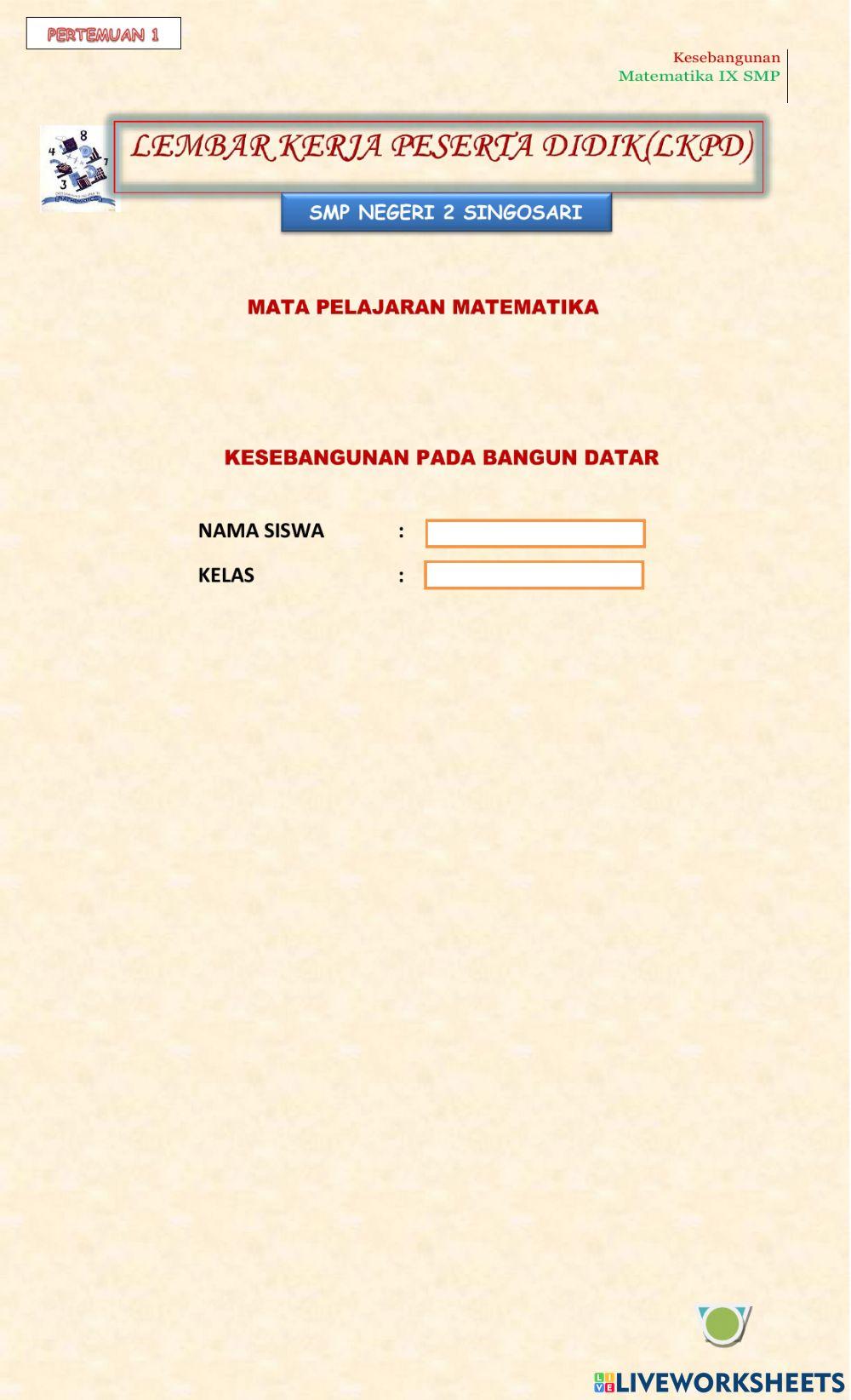 Kesebangunan dan Kekongruenan