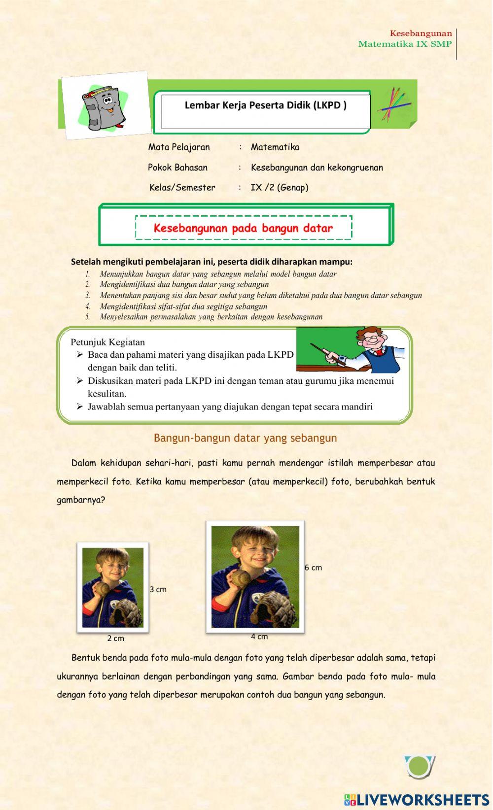 Kesebangunan dan Kekongruenan