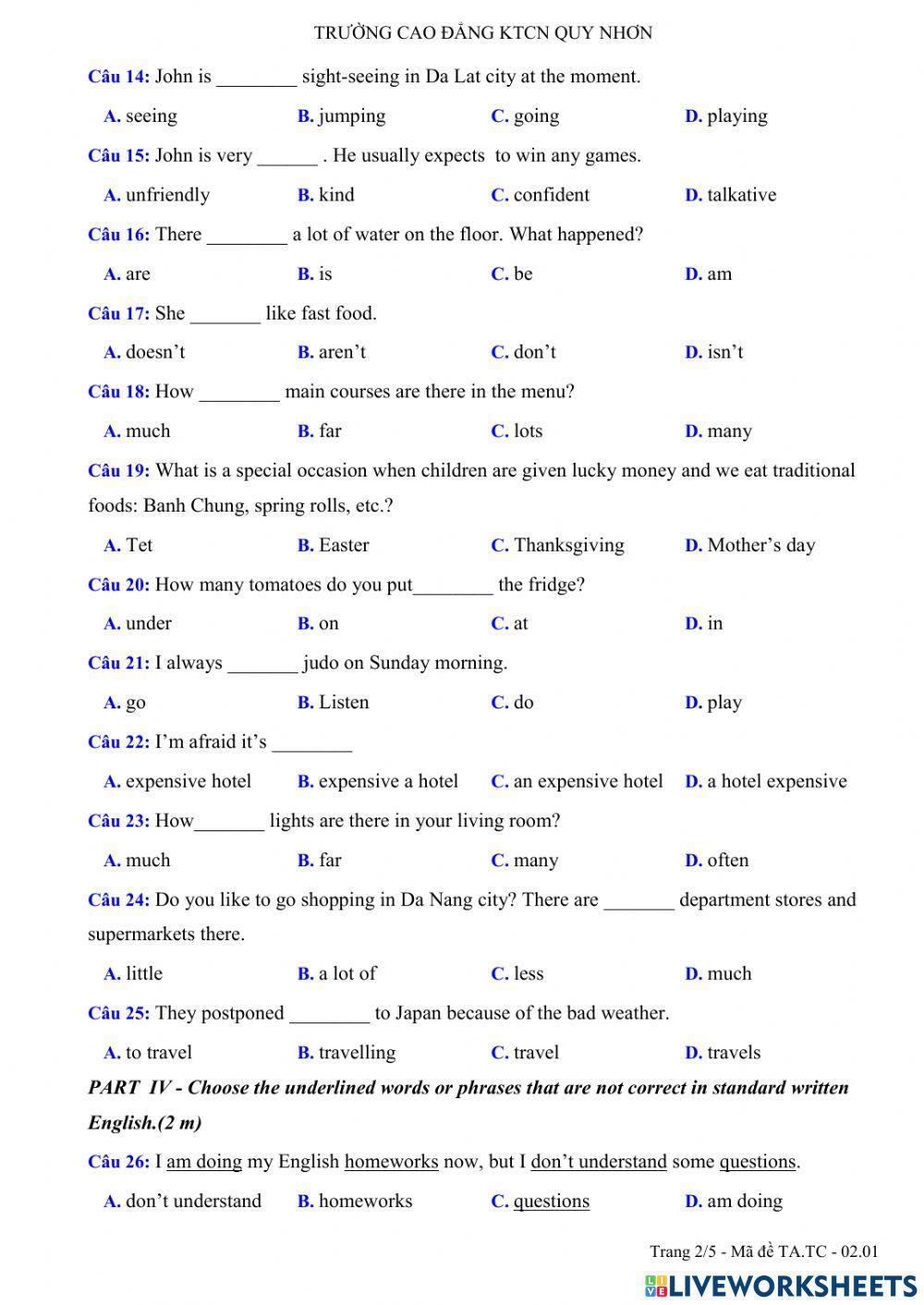 Tck test 2 cdktcn quy nhon