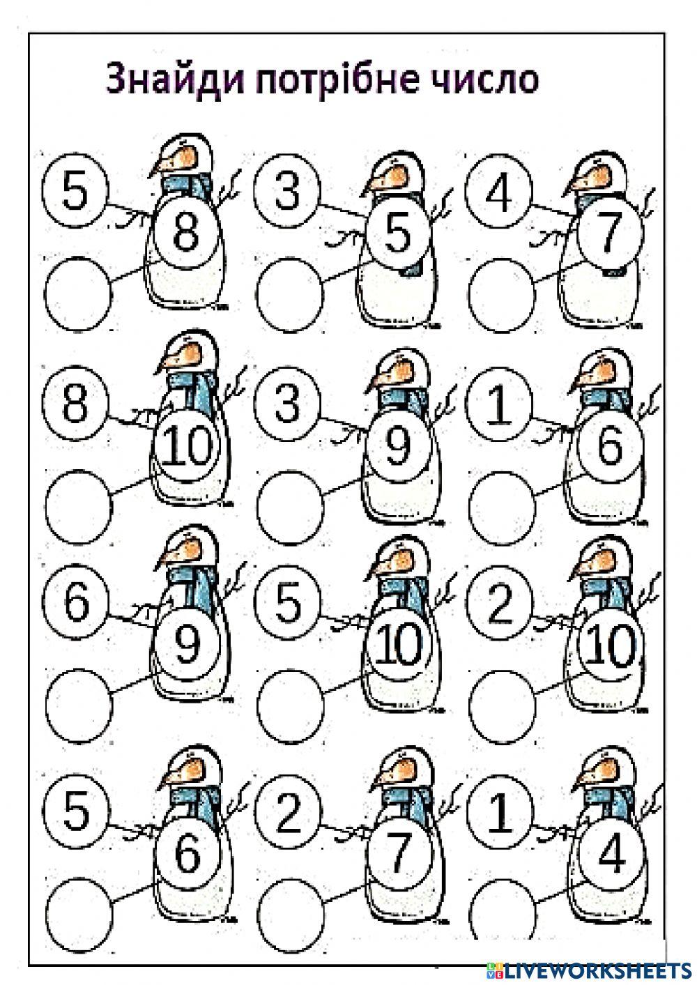 Склад числа