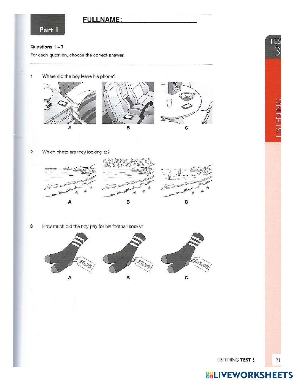 Listening 2 practice b1-3