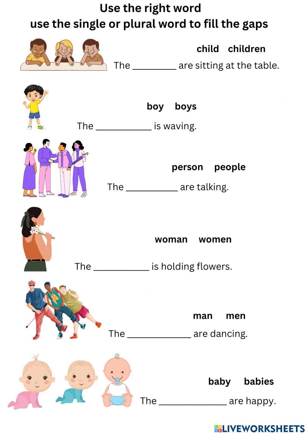 Singular Or Plural Interactive Activity Live Worksheets singular-or-plural-interactive-activity-live-worksheets