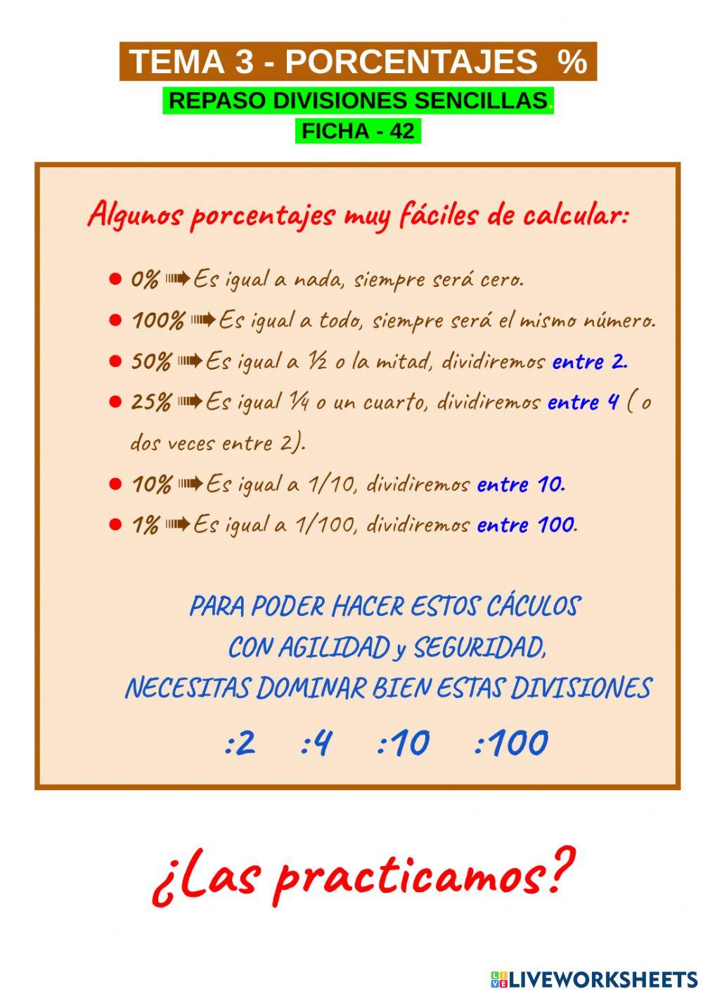Divido entre 2 y entre 4