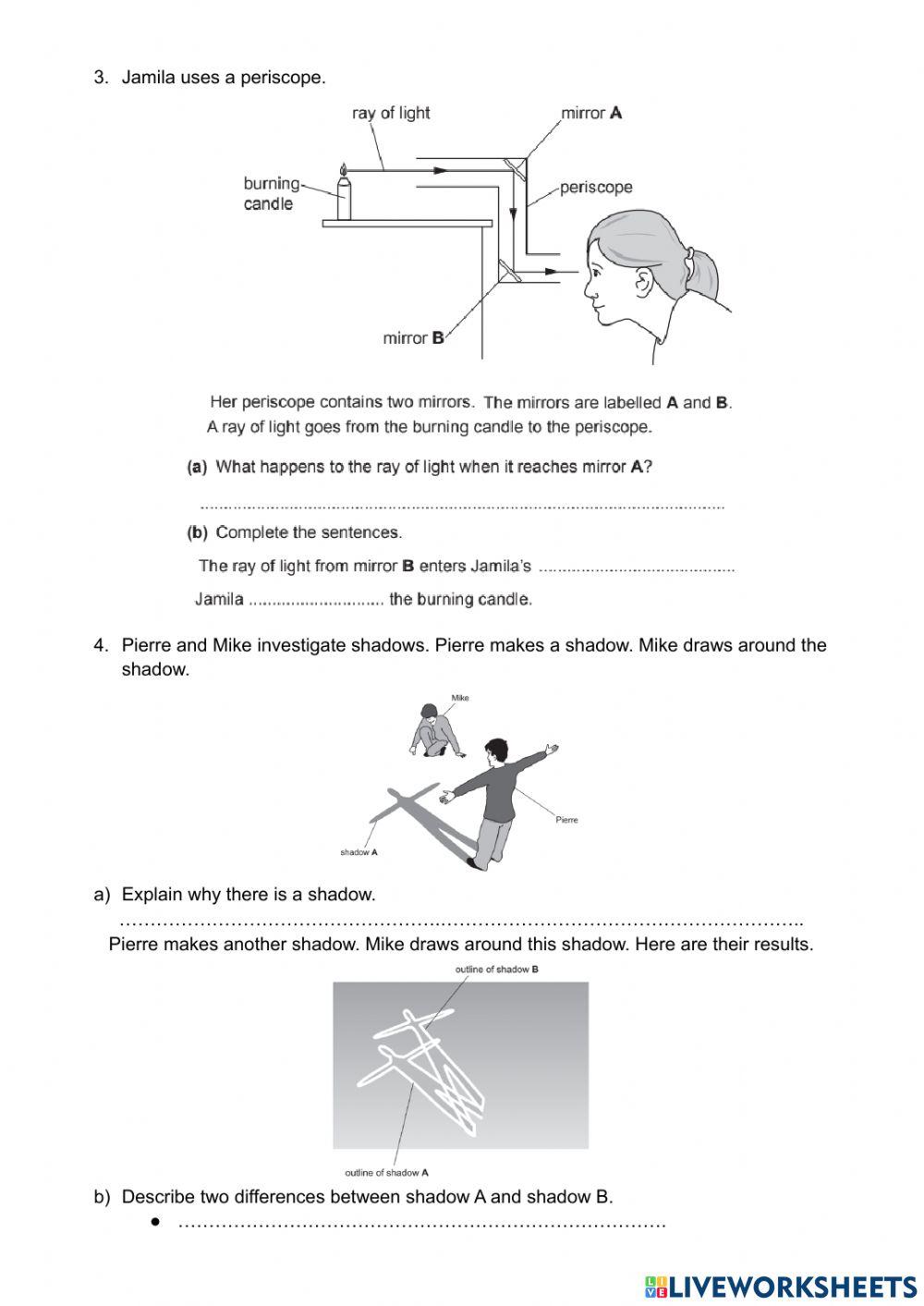 5th grade Remedial Activities