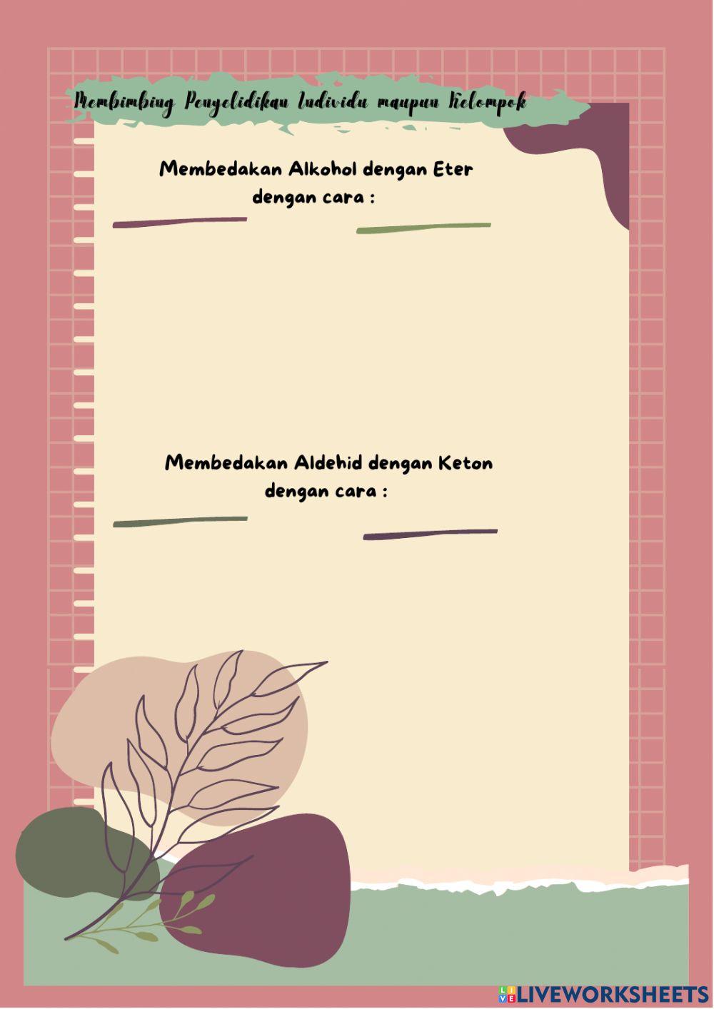 LKPD Senyawa Turunan Alkana