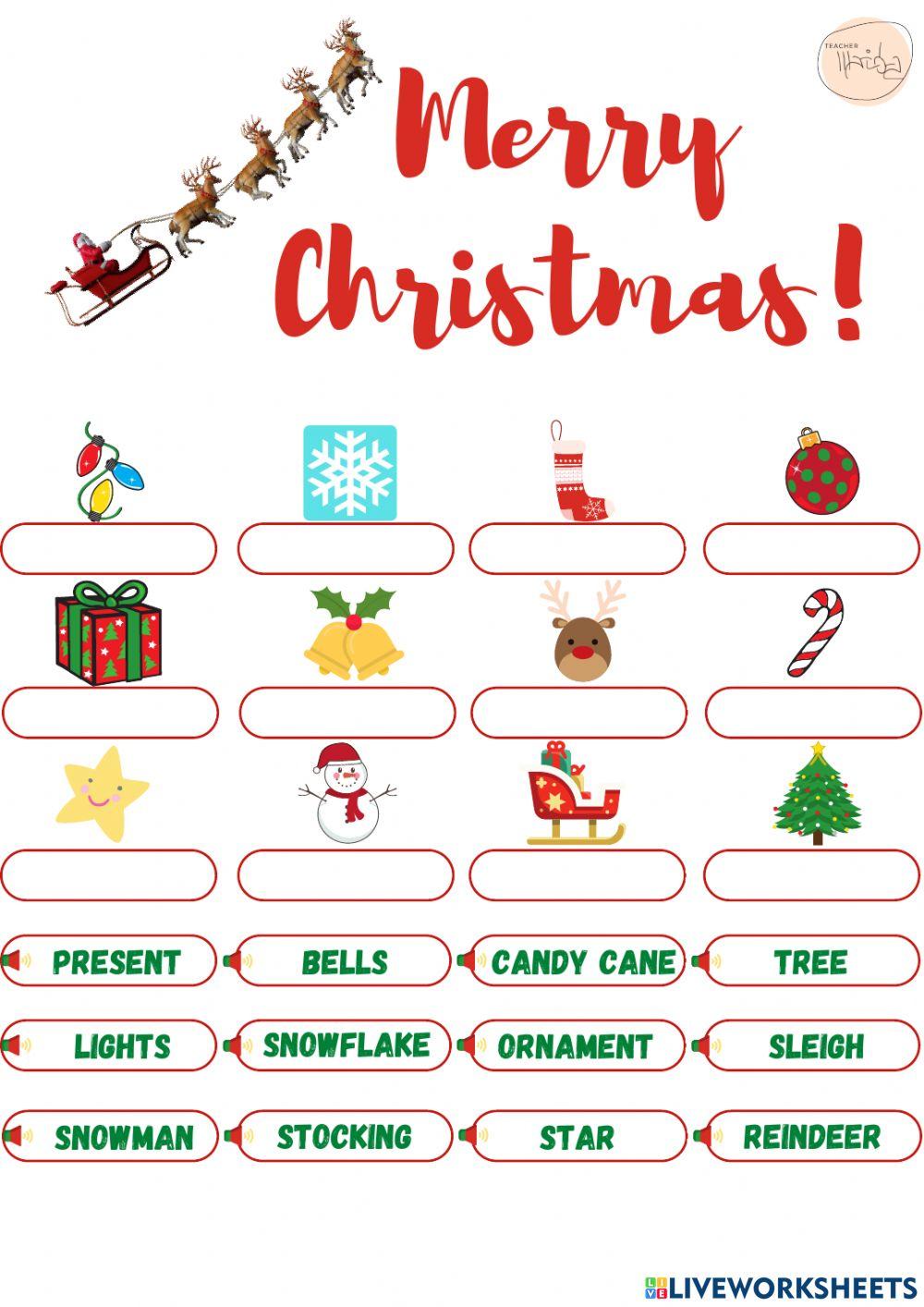 Christmas vocabulary