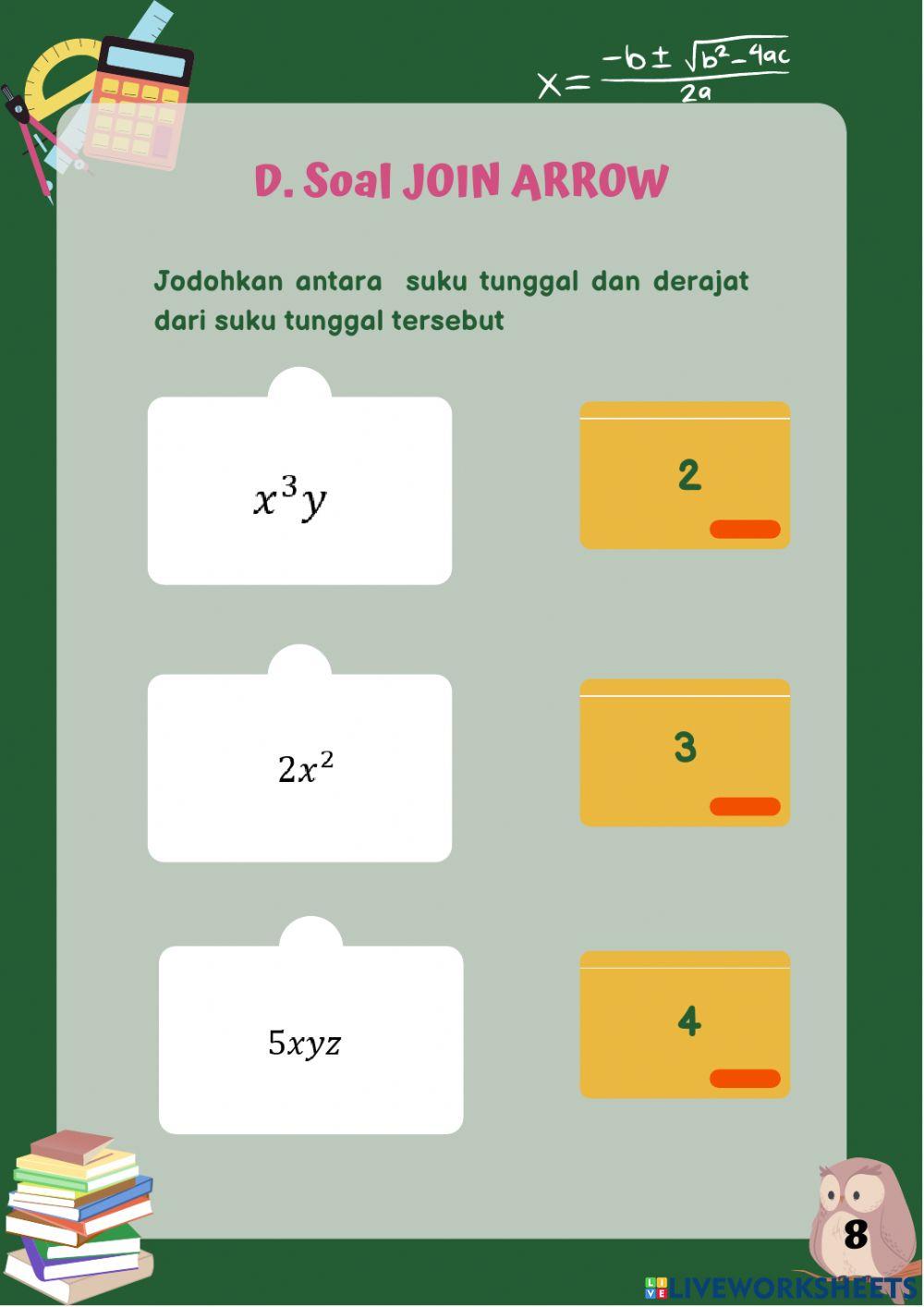 Menyederhanakan Bentuk Aljabar