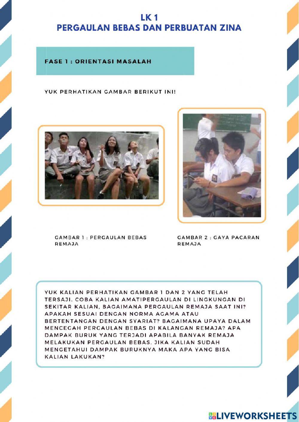 Larangan Pergaulan Bebas dan Perbuatan Zina