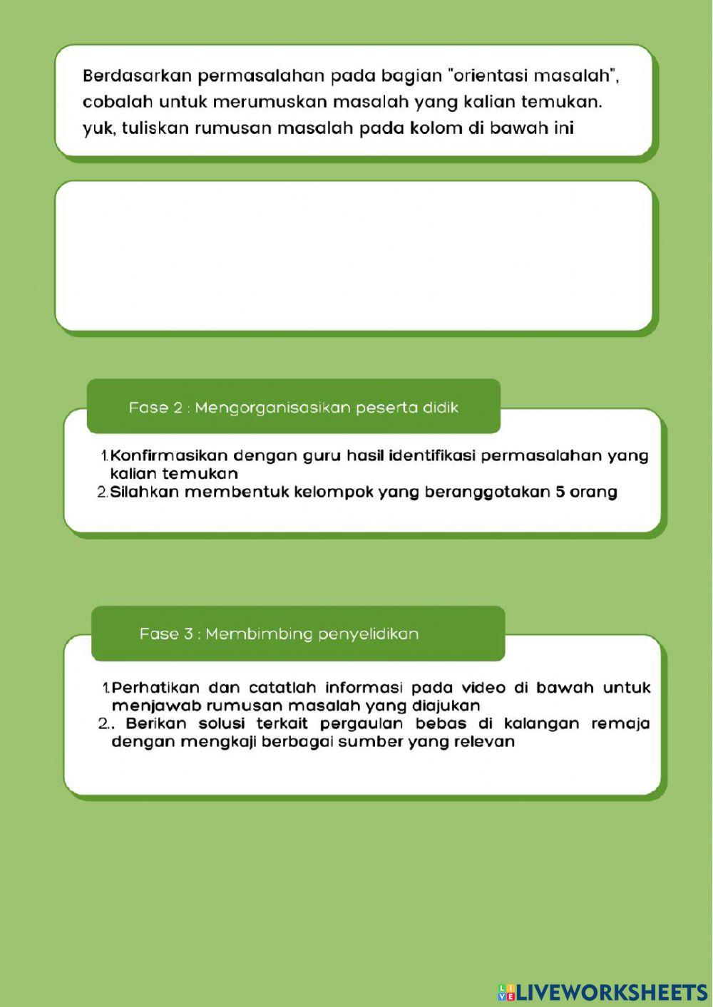 Larangan Pergaulan Bebas dan Perbuatan Zina