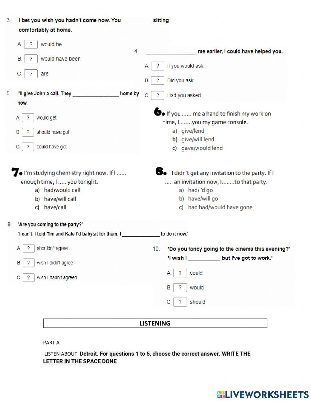 Final exam language 3