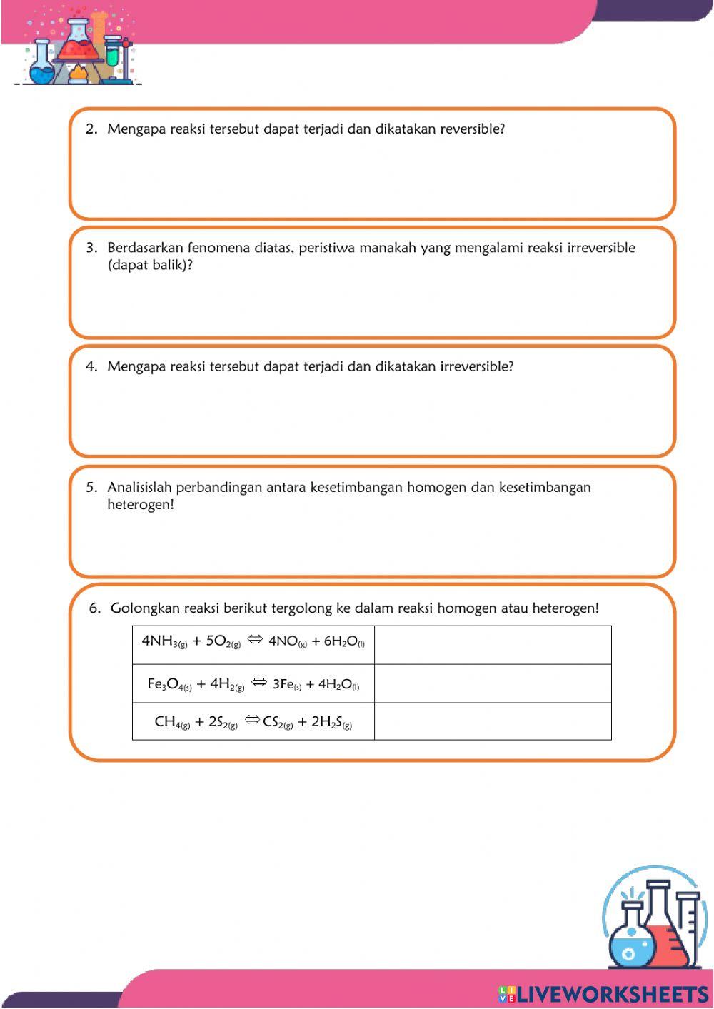 LKPD Kesetimbangan Kimia