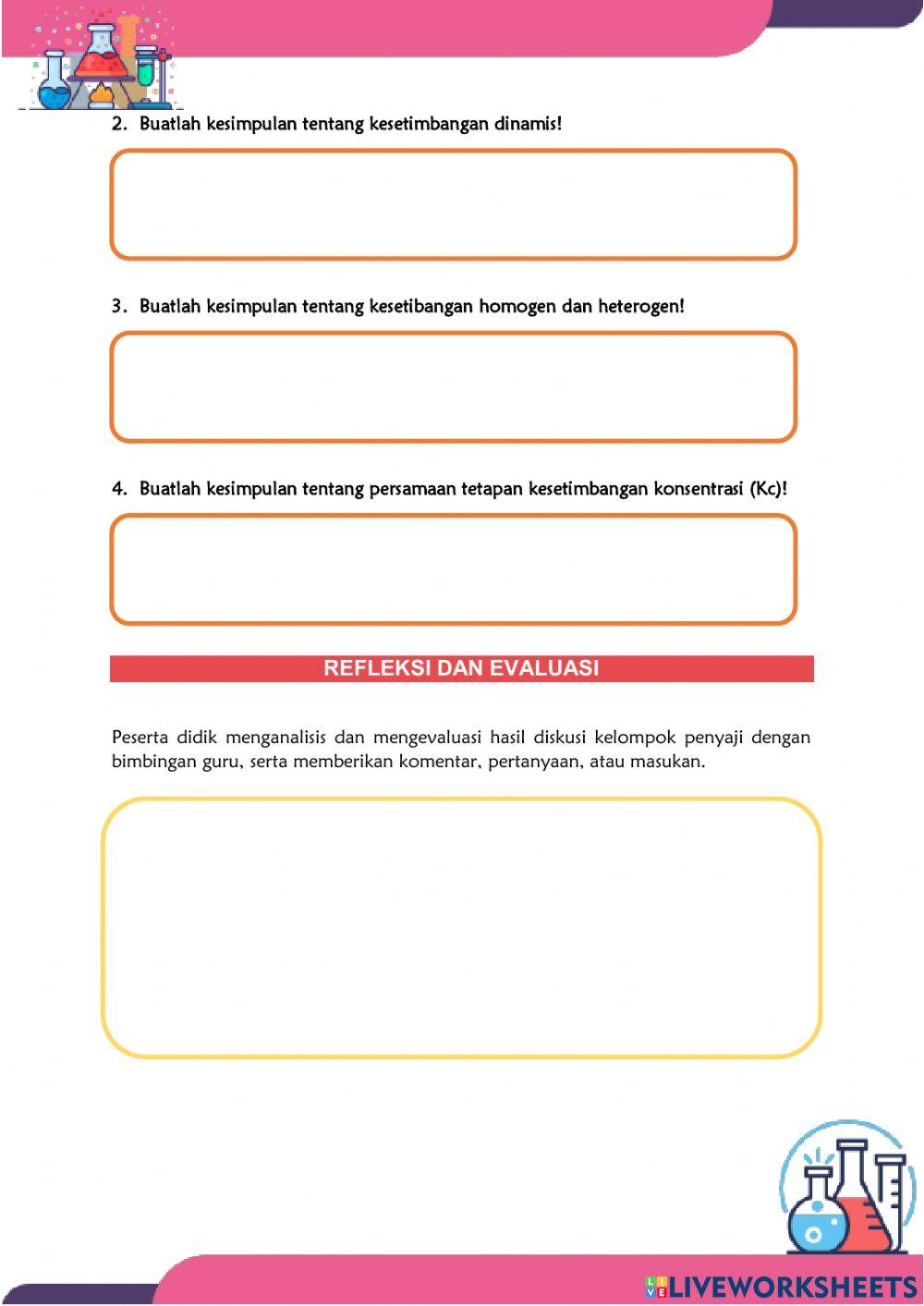 LKPD Kesetimbangan Kimia