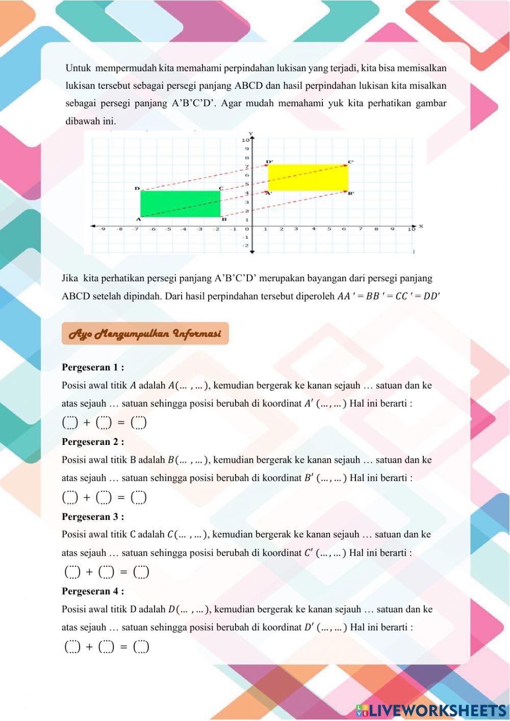 Transformasi Geometri - Translasi