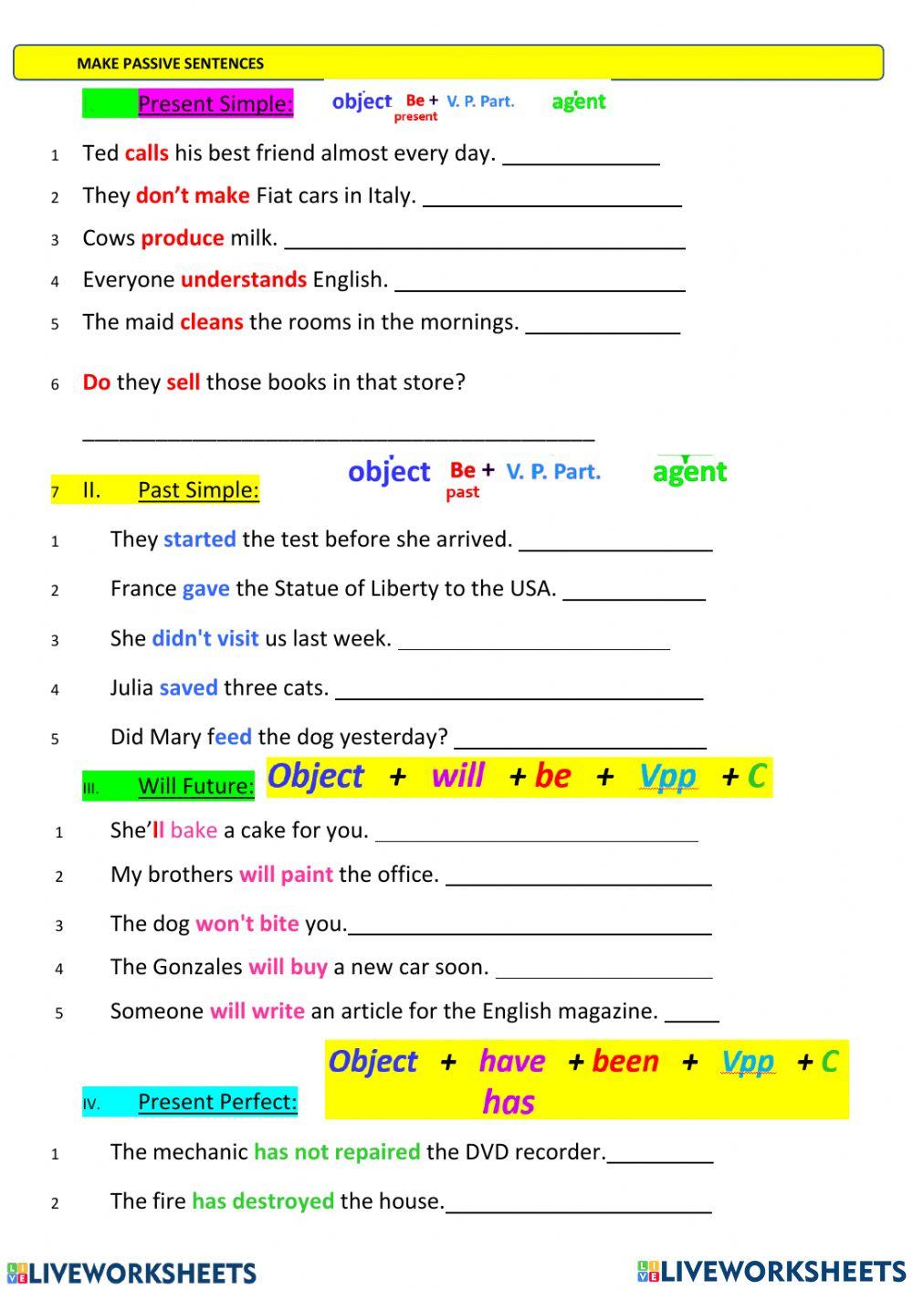 Passive voice int8